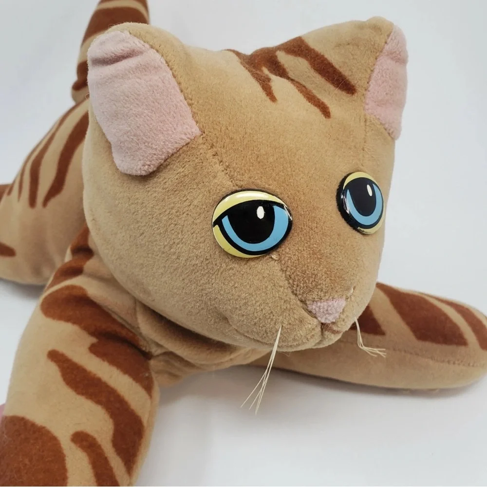 Vintage 1985 Tonka Pound Purries Plush Cat Stuffed Animal Heart Tag Rare Kitty - Picture 2 of 9